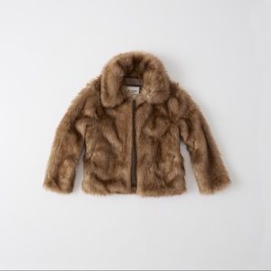Abercrombie & Fitch Faux Fur Coat